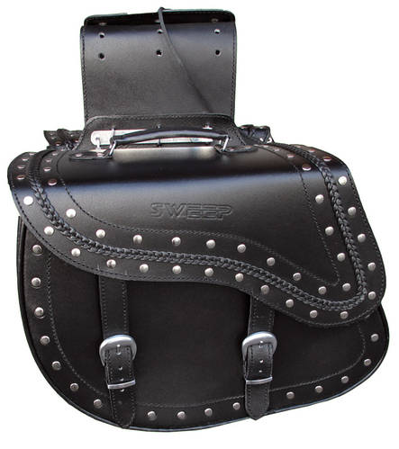 Sivulaukut Sweep Roadhog - Moottoripyörän nahkalaukut - HS0041 - 1