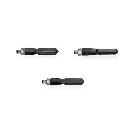 Chaft Lighter LED vilkut, musta, pari - Moottoripyörän vilkut - IN1126 - 1