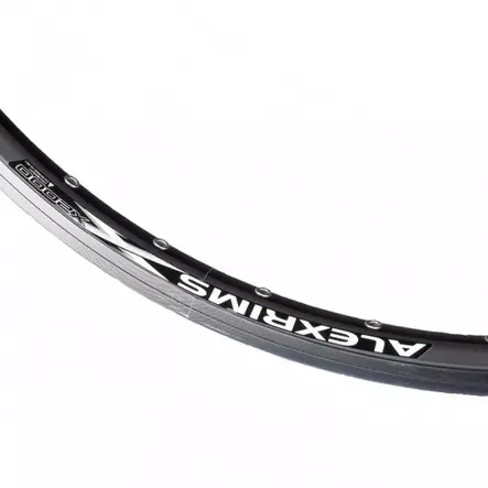 Vanne Alex 28" 19-622, x2000 36r, musta, holkitettu, koneistettu jarrupinta, alumiini - Vanteet eteen 28"/622 - 62807 - 2